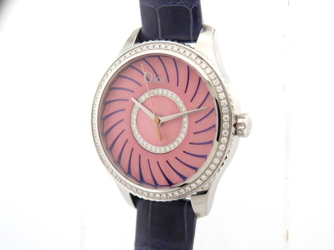 Montre montre CHRISTIAN DIOR viii montaigne quartz 32 mm acier 58 Facettes 262909