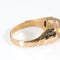 Bague 52 Bague victorienne antique en or jaune avec opale gelée 58 Facettes G14138