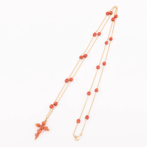 Огрлица од злата и корала