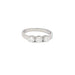 Bague Bague trilogie en or blanc et diamants 58 Facettes