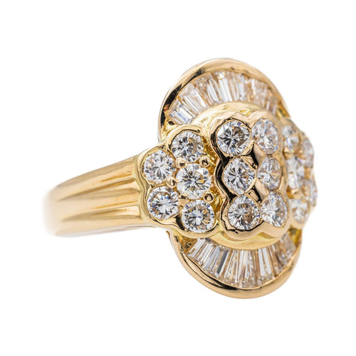 Bague 58 Bague Cocktail Or jaune Diamant 58 Facettes 3124123CN