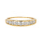 Bague 53.5 Bague Demi alliance Or jaune Diamant 58 Facettes 3675263CN