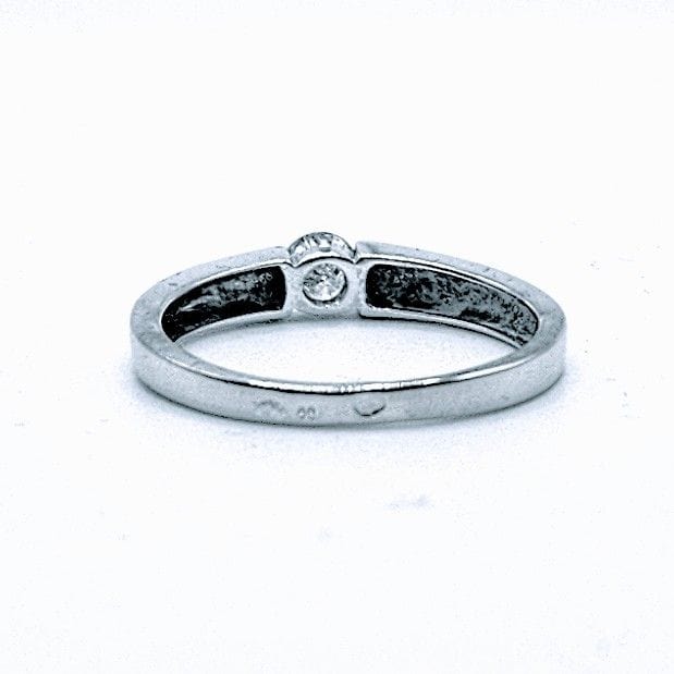 Bague 58 Bague Solitaire Moderne Or gris Diamant 58 Facettes 240 603