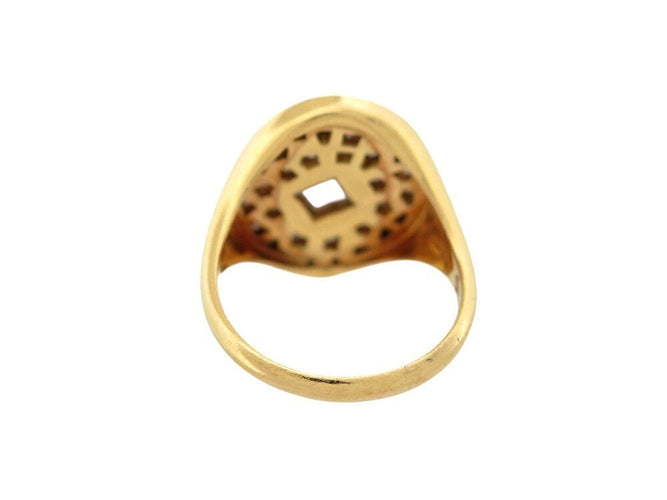 Bague 52 bague DE BEERS talisman t52 or jaune 18k 31 diamants 1.19ct 58 Facettes 268631