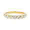 Bague 55 Bague Demi alliance Or jaune Diamant 58 Facettes 3377041CN