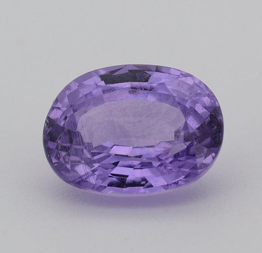 Gemstone Saphir violet non chauffé non traité 1.50cts 58 Facettes 441