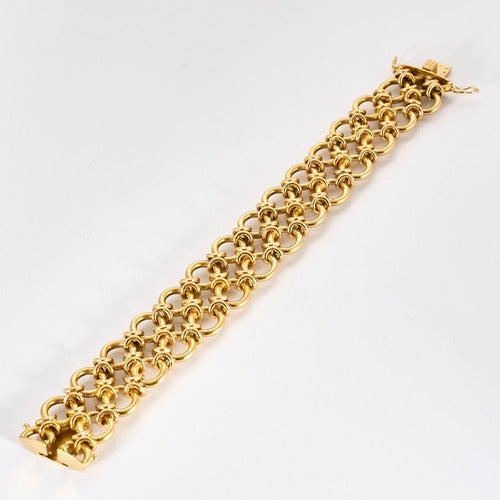 Bracelet Bracelet ruban or jaune 58 Facettes CAS0043
