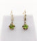 Boucles d'oreilles Dormeuses antique or jaune péridot en serti griffes 58 Facettes A05288
