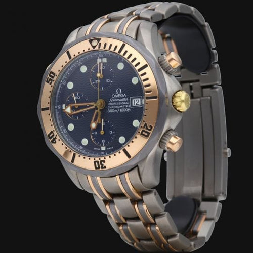 Montre Omega Montre Seamaster 300M Chronograph Titanium  / Or Rose 18K 58 Facettes MT43667