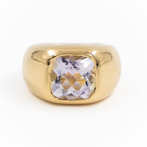 Bague 54 Bague Cocktail Or jaune Améthyste 58 Facettes 1132900CD