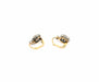 Boucles d'oreilles Boucles d'oreilles dormeuses marguerites or rose platine diamants 58 Facettes