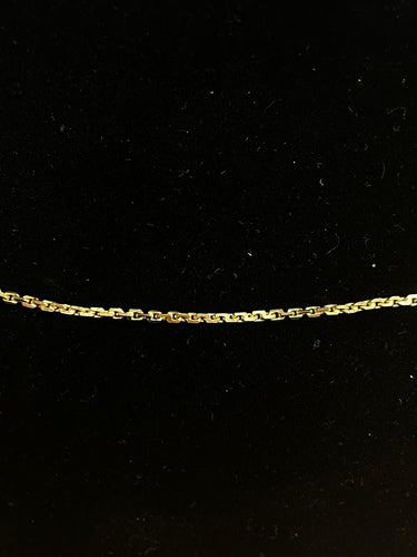 Collier Chaine maille forçat pleine or jaune 58 Facettes LP318