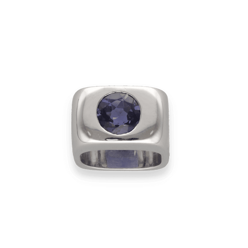 Bague 46 Bague Dinh Van Margot – Or Gris 18k – Améthyste – Vers 1990 – Taille 46 58 Facettes FB11040