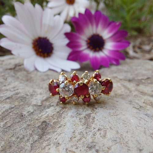 Bague 52 Bague Naïa diamants et rubis 58 Facettes 19