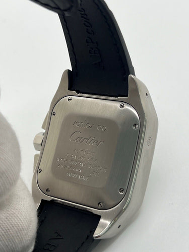 Montre Cartier Santos 100 XL Chronograph 58 Facettes