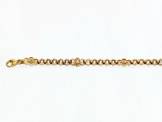 Bracelet Bracelet en or rose et perles 58 Facettes