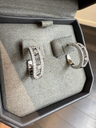 Boucles d'oreilles Messika - Créoles Move Pavées 58 Facettes 1.0000887/4