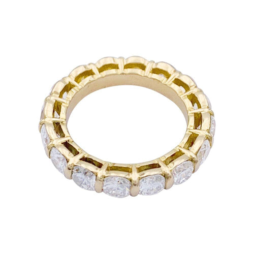 Bague 48 Alliance or jaune et diamants. 58 Facettes 32605
