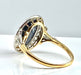 Bague Bague or jaune, or blanc, saphir 3,48 carats et diamants 58 Facettes AB396