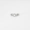 Bague 61 MAUBOUSSIN - Solitaire or blanc diamants 58 Facettes LP830/13