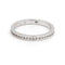 Bague 47 Bague Demi alliance Or blanc Diamant 58 Facettes 1816319CN