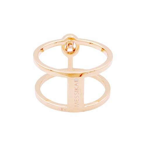 Bague 53 Bague Messika, "Glam'Azone", or rose et diamants. 58 Facettes 35210