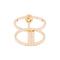 Bague 53 Bague Messika, "Glam'Azone", or rose et diamants. 58 Facettes 35210
