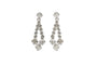 Boucles d'oreilles Boucles d'oreilles en or blanc avec diamants taille brillant ancienne de 1,22 carat, France, vers 1940. 58 Facettes 11389