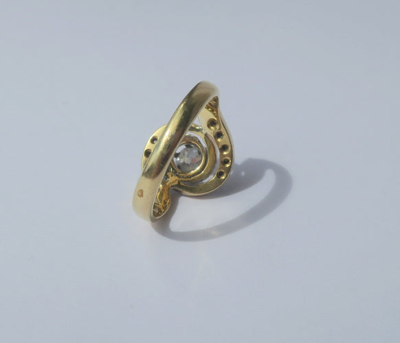 Bague 50 Bague Tourbillon diamants 58 Facettes