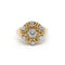 Bague 53 Bague or jaune diamants 58 Facettes 200099R
