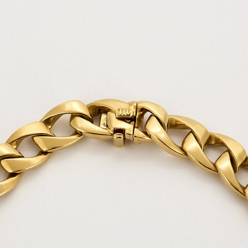 Collier CARTIER x GEORGES LENFANT - BERGAME - Rare et élégant collier chaîne en or jaune et diamants 58 Facettes 58FC14-1