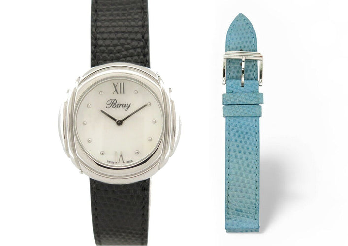 Montre montre POIRAY rive droite 81540 31mm acier quartz + bracelet 58 Facettes 271816