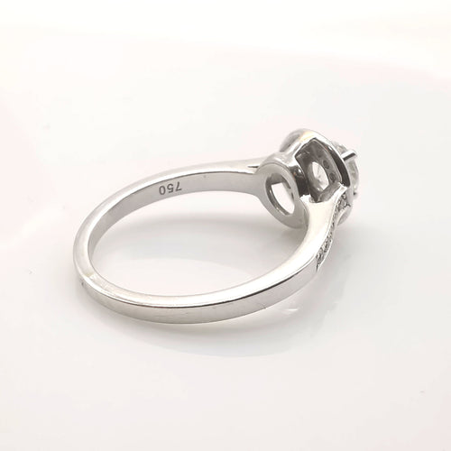 Bague Bague solitaire or diamants 58 Facettes