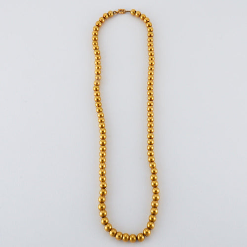 Collier Collier Boules Or Jaune 58 Facettes