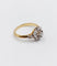 Bague 52.5 Bague marguerite victorienne or jaune, diamants taille rose (circa 1890) 58 Facettes A06138