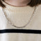 Collier Collier or blanc 58 Facettes M8845