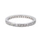 Bague 54 Bague Alliance américaine   Or blanc Diamant 58 Facettes 4152531RV