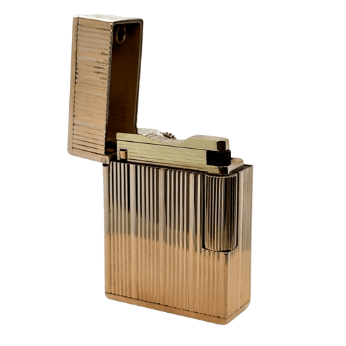 Briquet Vintage Or jaune - Collab Cartier & Dupont 58 Facettes 1.0000476/1