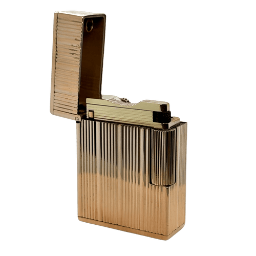 Briquet Vintage Or jaune - Collab Cartier & Dupont 58 Facettes 1.0000476/1
