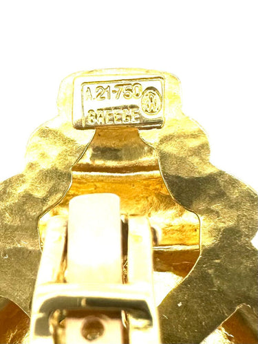 Boucles d'oreilles LALAOUNIS. Boucles d'oreilles or jaune 18K 58 Facettes