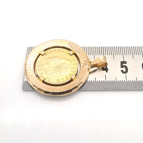 Pendentif Pendentif francs suisses 1863 58 Facettes