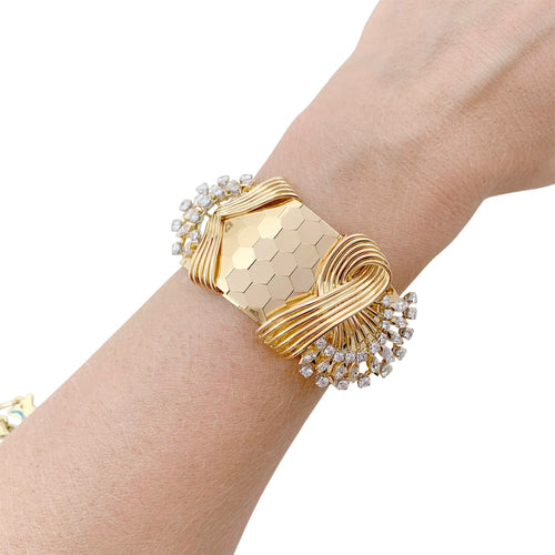 Bracelet Bracelet vintage or rose, diamants. 58 Facettes 34793