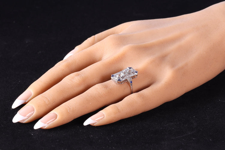 Bague 55 Héritage de demain : une bague de fiançailles en diamant Art déco des années 1920 58 Facettes 16342-0163