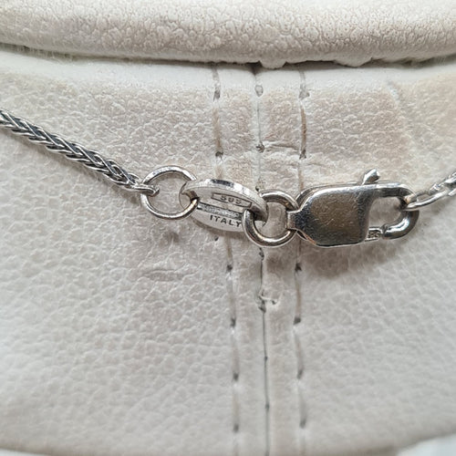 Collier Chaine or blanc 58 Facettes