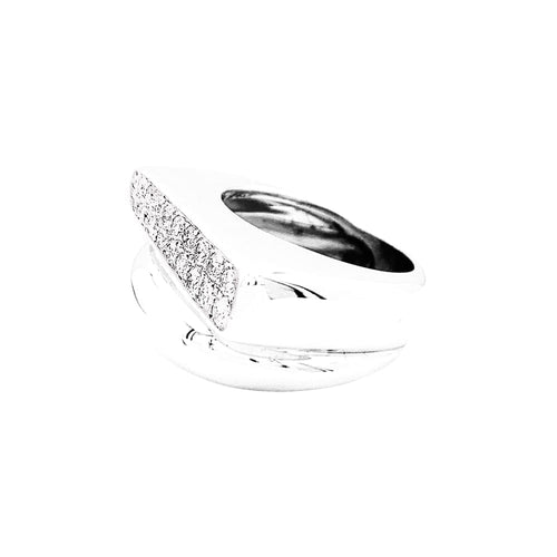 Bague 52 Bague Fred "Success" en or blanc et diamants. 58 Facettes 35239
