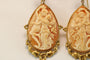 Boucles d'oreilles Boucles d'oreilles en or avec camées antiques 58 Facettes 7654