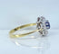 Bague 53 Bague marguerite en or, saphir et diamants 58 Facettes AB572