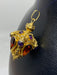 Pendentif Pendentif breloque en or jaune 18 carats, citrines et amethystes 58 Facettes AB329