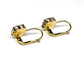 Boucles d'oreilles Boucles d'oreilles en or jaune et argent 916, serties de diamants taille rose, datant du début du XXe siècle. 58 Facettes E18