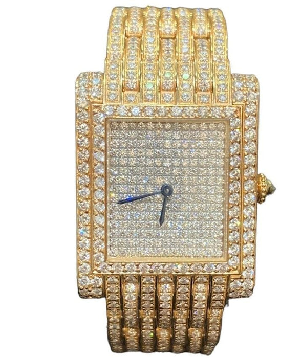 Montre CHARLES OUDIN - Montre or rose et diamants 58 Facettes 216805